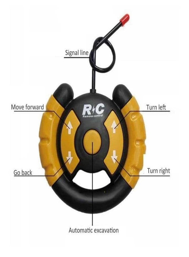 TEC TAVAKKAL Big Size Rechargeable RC Stunt Cars for Kids, 5 Wheel 2.4 GHz Remote Control Car Stunt Vehicle High Speed 360 Degree Rotation Flip Racing Car Upright Driving Toys for Boys Girls (Yellow) - Image 4